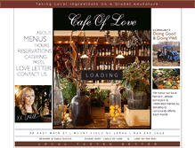Tablet Screenshot of cafeofloveny.com